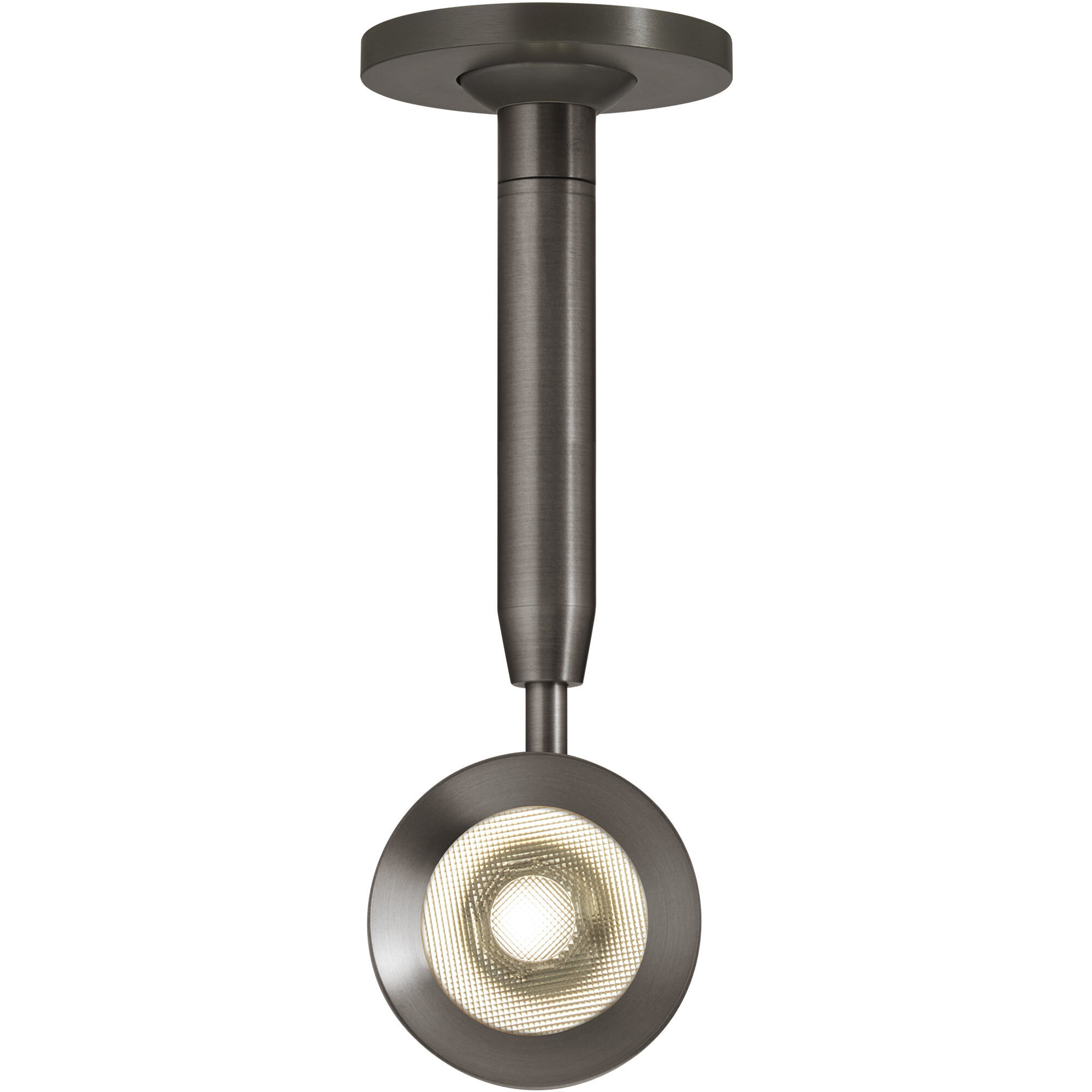 Sean Lavin Ace 120 Antique Bronze Low-Voltage Track Head Ceiling Light in 3000K, Monopoint, Integrated LED