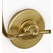 Thomas O'Brien Piaf LED 18.5 inch Hand-Rubbed Antique Brass Double Sconce Wall Light