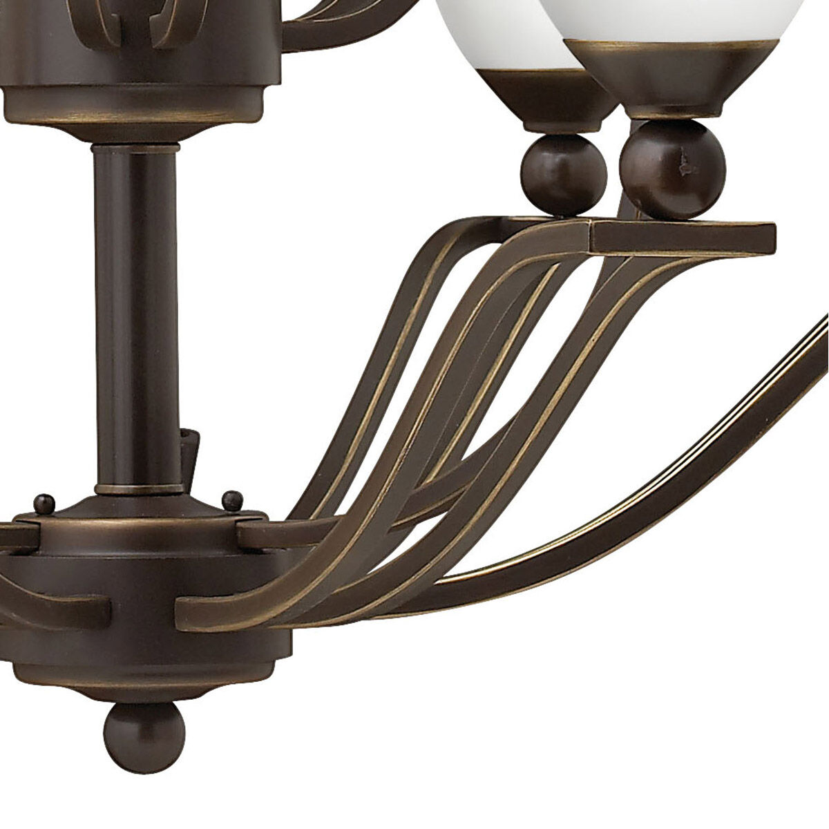 Bolla 9 Light 35.25 inch Olde Bronze Indoor Chandelier Ceiling Light in Etched Opal