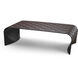 Marcello 47.44 X 25.2 inch Dark Brown Faux Leather Coffee Table