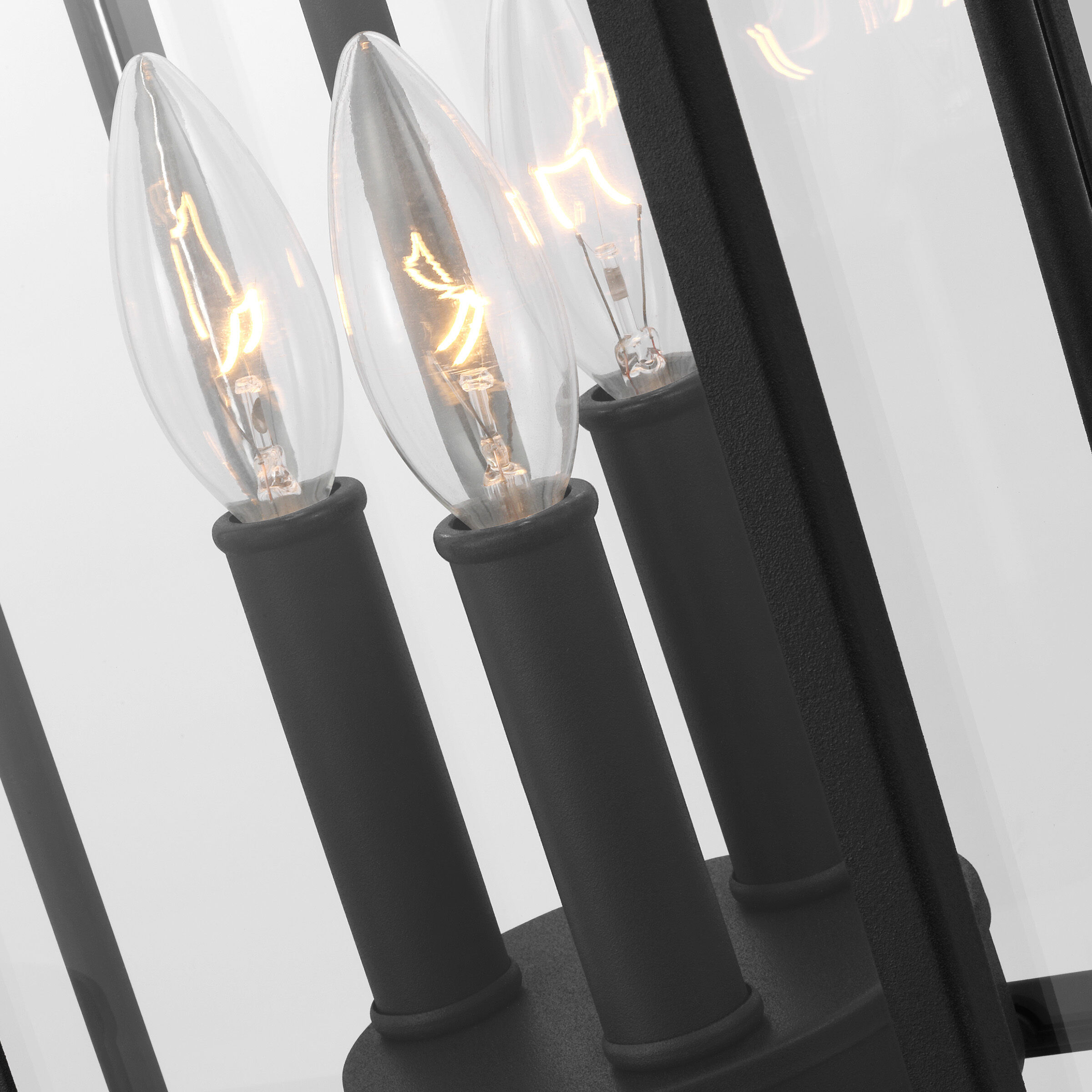 Sean Lavin Wellsworth 3 Light 8.5 inch Textured Black Outdoor Hanging Lantern