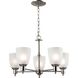 Jackson 5 Light 22 inch Brushed Nickel Chandelier Ceiling Light