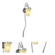 Tribecca 1 Light 7 inch Pearl Silver Wall Sconce Wall Light in Frost (FROST)