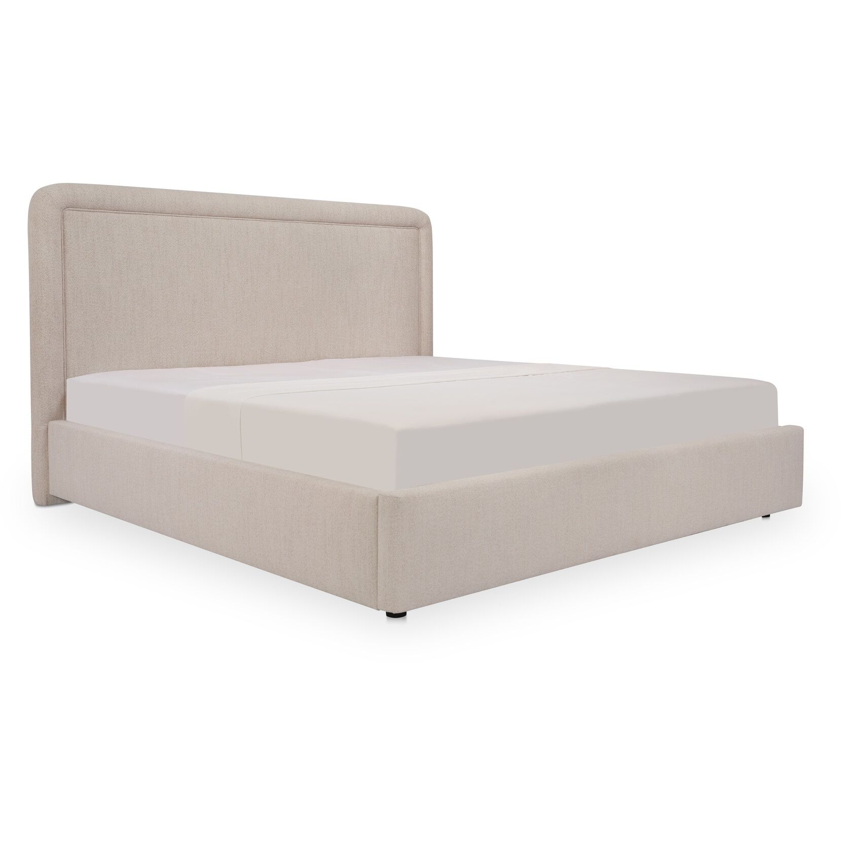 Simon Beige Storage Bed