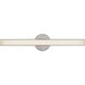 Tole 24.13 inch Brushed Nickel ADA Wall Sconce Wall Light