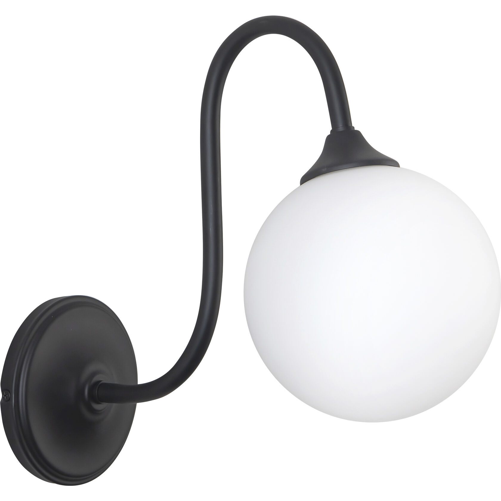 Alora Mood Bancroft 1 Light 6 inch Matte Black Bath Vanity Light Wall Light