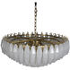 Ludmilla 9 Light 31 inch Antique Brass Chandelier Ceiling Light
