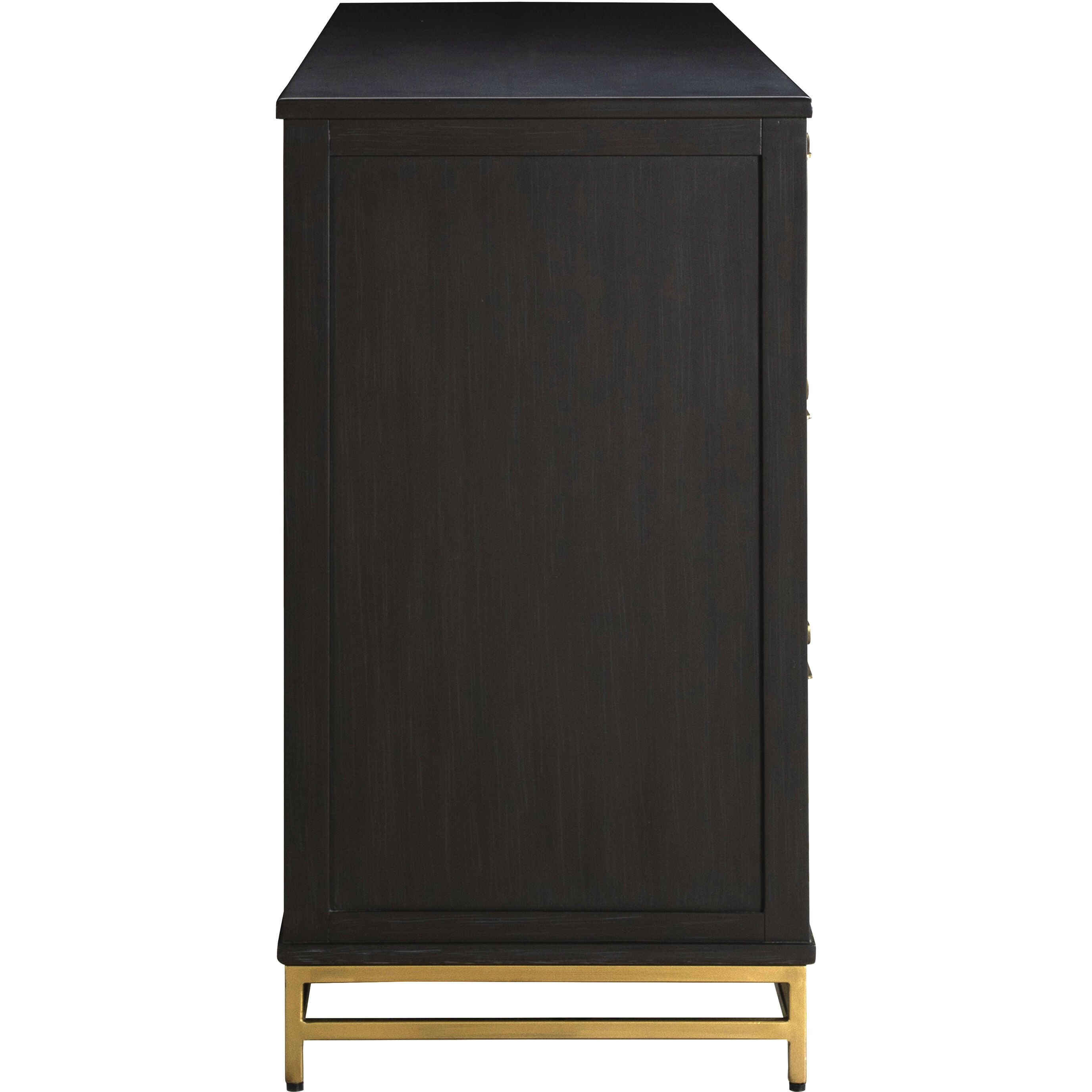 Riggs Stained Gold and Sesame Black Dresser