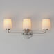 Durham 3 Light 23 inch Satin Nickel Bath Vanity Wall Light