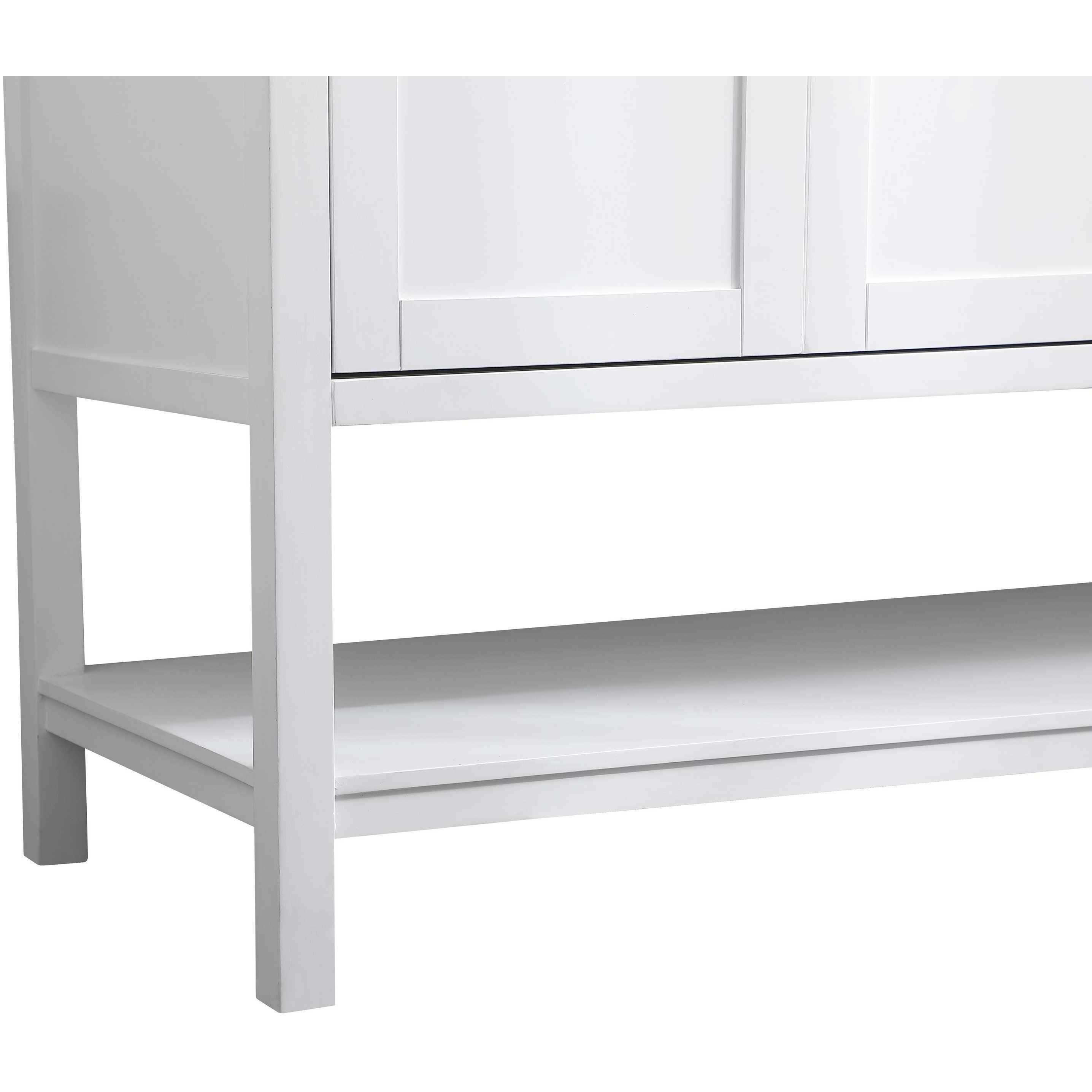 Heath 72 X 21.5 X 35 inch White Vanity Sink Set