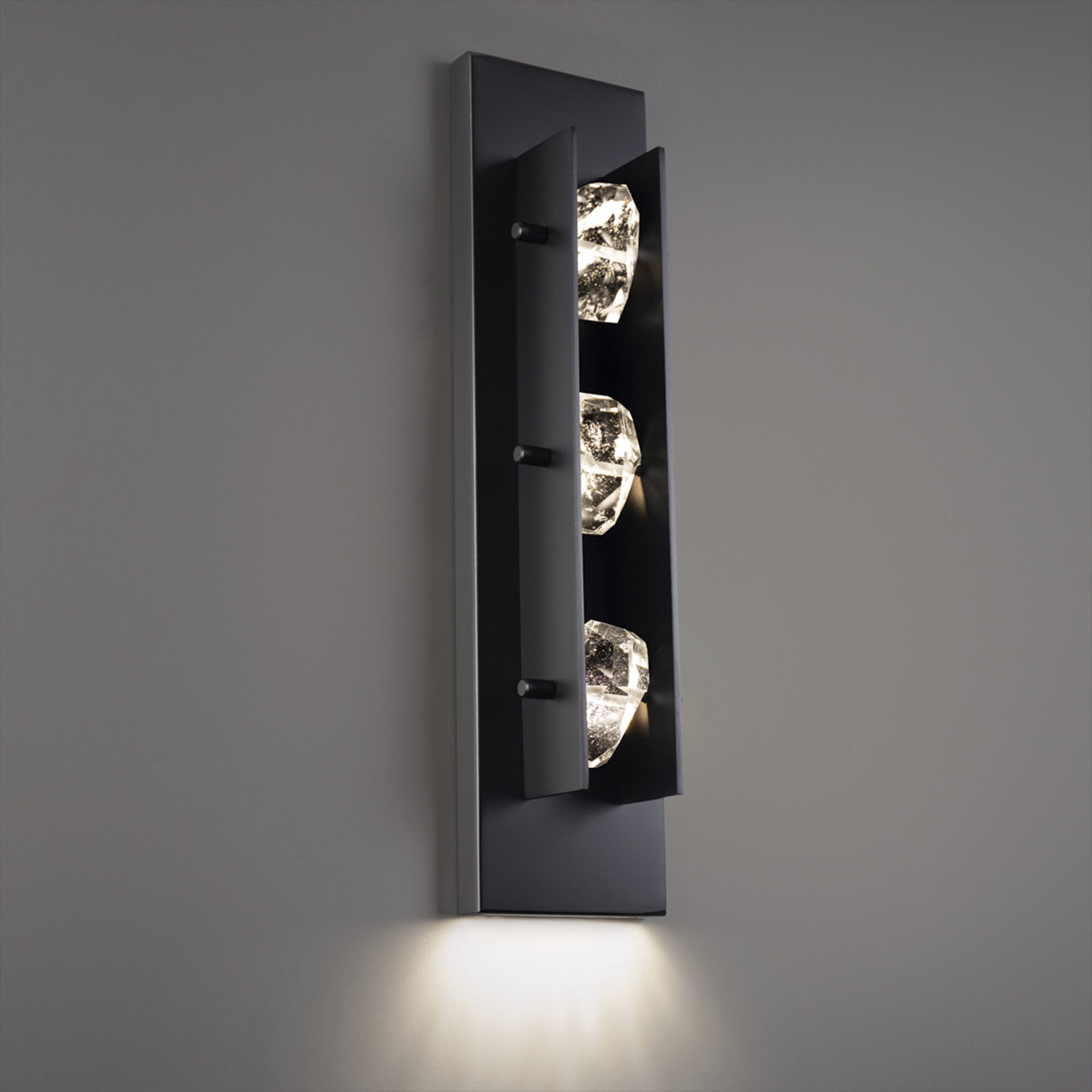 Strata LED 22 inch Black Outdoor Wall Light, Beyond