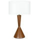 Denver 28.5 inch 150 watt Brown Table Lamp Portable Light