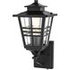 Macon 1 Light 15 inch Black Outdoor Wall Sconce