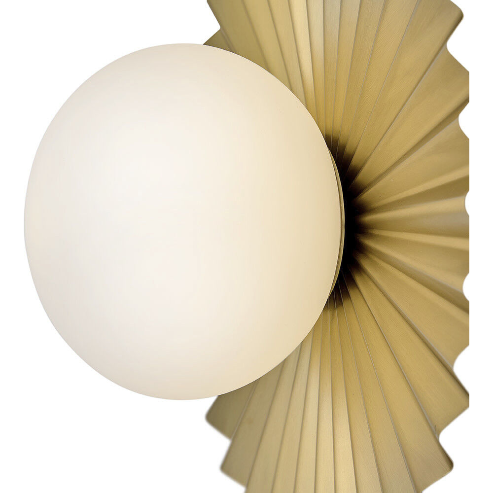 Stevie 1 Light 9.75 inch Lacquered Brass Flush Mount Ceiling Light, Small
