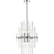 Sienna 6 Light 17 inch Chrome Pendant Ceiling Light