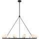 Aragon 12 Light 46.75 inch Matte Black Chandelier Ceiling Light