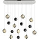Salvador LED 10 inch Polished Nickel Chandelier Ceiling Light