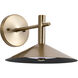 Corrine LED 9.88 inch Burnished Brass Vanity Light Wall Light