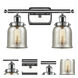 Small Bell 2 Light 16 inch Polished Chrome Bath Vanity Light Wall Light, Ballston