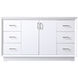 Hayes 60 X 22 X 35 inch White Vanity Sink Set