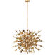 Julie Neill Farfalle LED 30 inch Gild Chandelier Ceiling Light, Medium