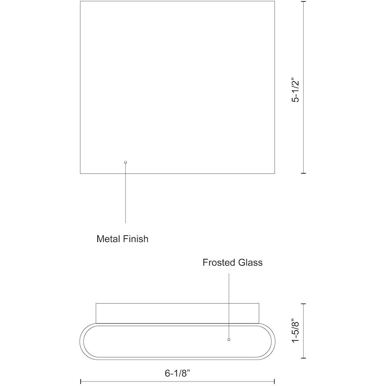 Slate Wall Sconce Wall Light in Brushed Gold