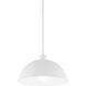 Tygo 1 Light 14 inch Gesso White Pendant Ceiling Light
