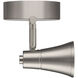 EnviroLite 4 Light 120 Brushed Nickel Track Kit Ceiling Light, Straight Bar