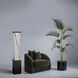 Torque 54 inch 8.5 watt Silver and Espresso Floor Lamp Portable Light
