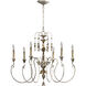 Salento 6 Light 32 inch Persian White Chandelier Ceiling Light