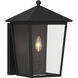 Noble Hill 1 Light 15 inch Sand Coal Outdoor Wall Mount, The Great Outdoors