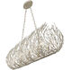 Bask 8 Light 48 inch Gold Dust Linear Pendant Ceiling Light