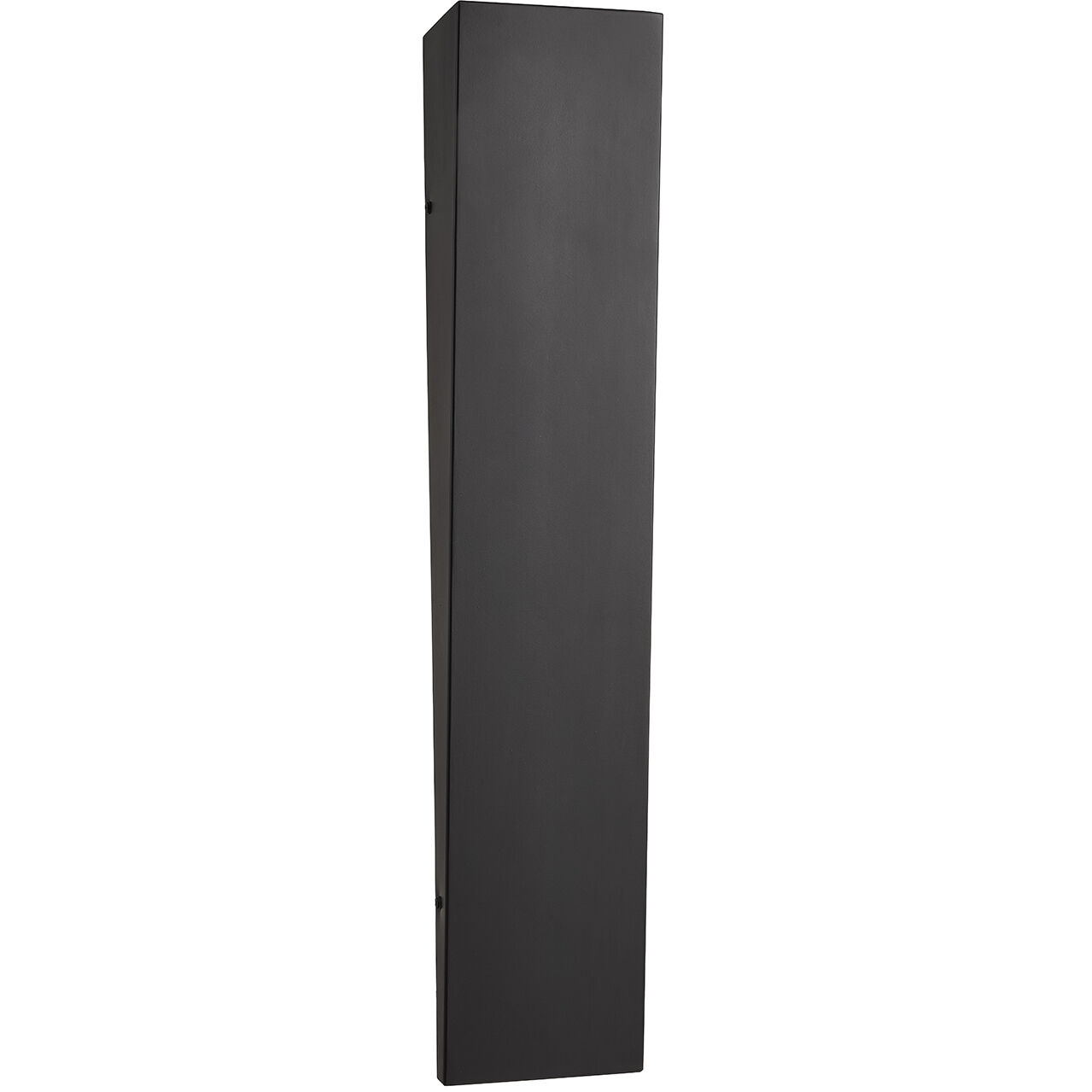 Corwin Family 28 inch Matte Black Outdoor Wall Sconce in 4" D x 5.5" W x 28" H, EVOLV