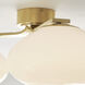 Champalimaud Marisol LED 26.75 inch Soft Brass Triple Flush Mount Ceiling Light, XL