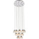 Eren 18 Light 15 inch Chrome Pendant Ceiling Light