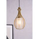 Miya 1 Light 7 inch Brass Pendant Ceiling Light