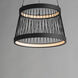 Loom LED 18.75 inch Black Single Pendant Ceiling Light