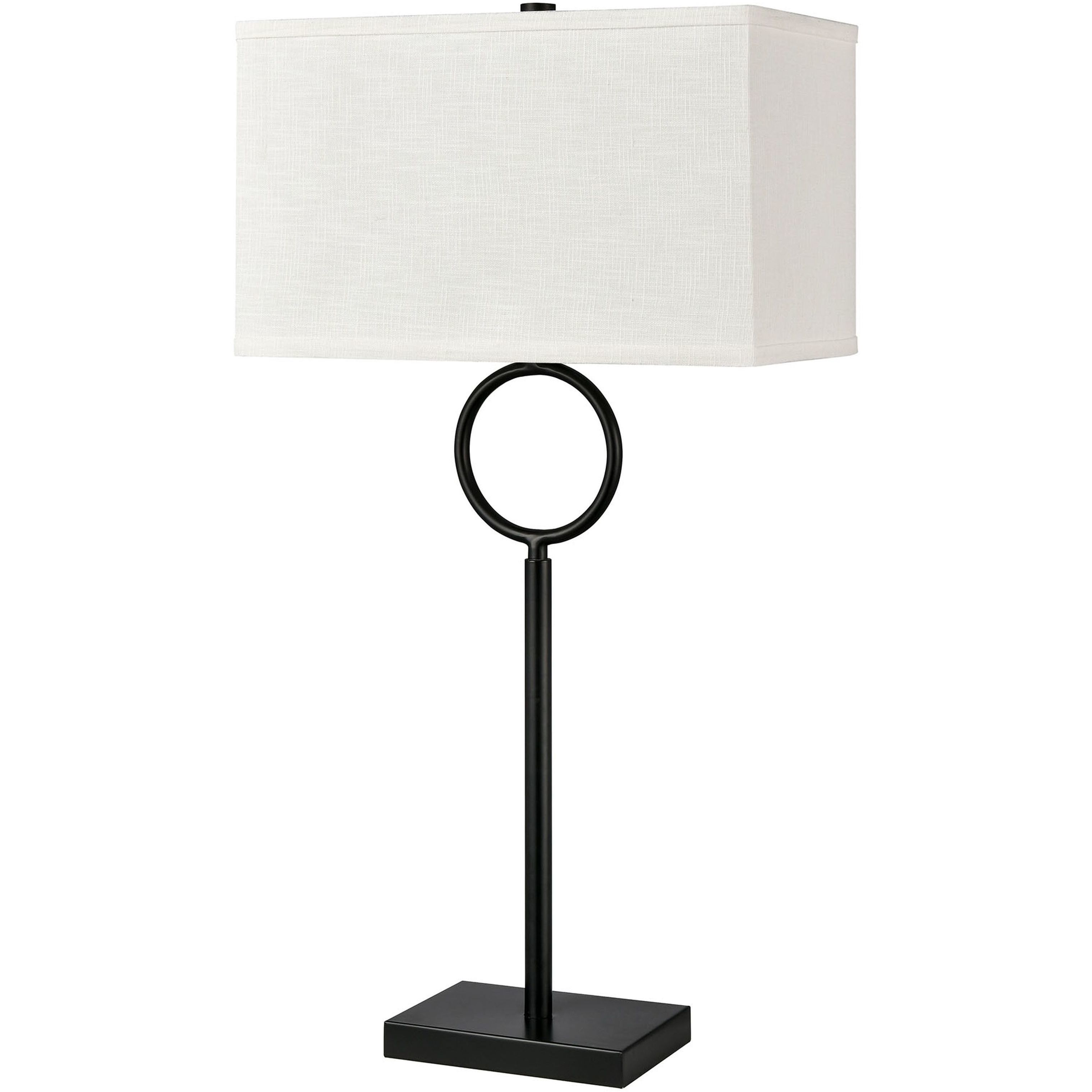 Staffa 29 inch 100 watt Matte Black Buffet Lamp Portable Light