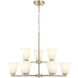Strayhan 9 Light 28.5 inch Modern Gold Chandelier Ceiling Light