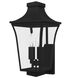 Quentin 4 Light 20 inch Earth Black Outdoor Wall Lantern, Large