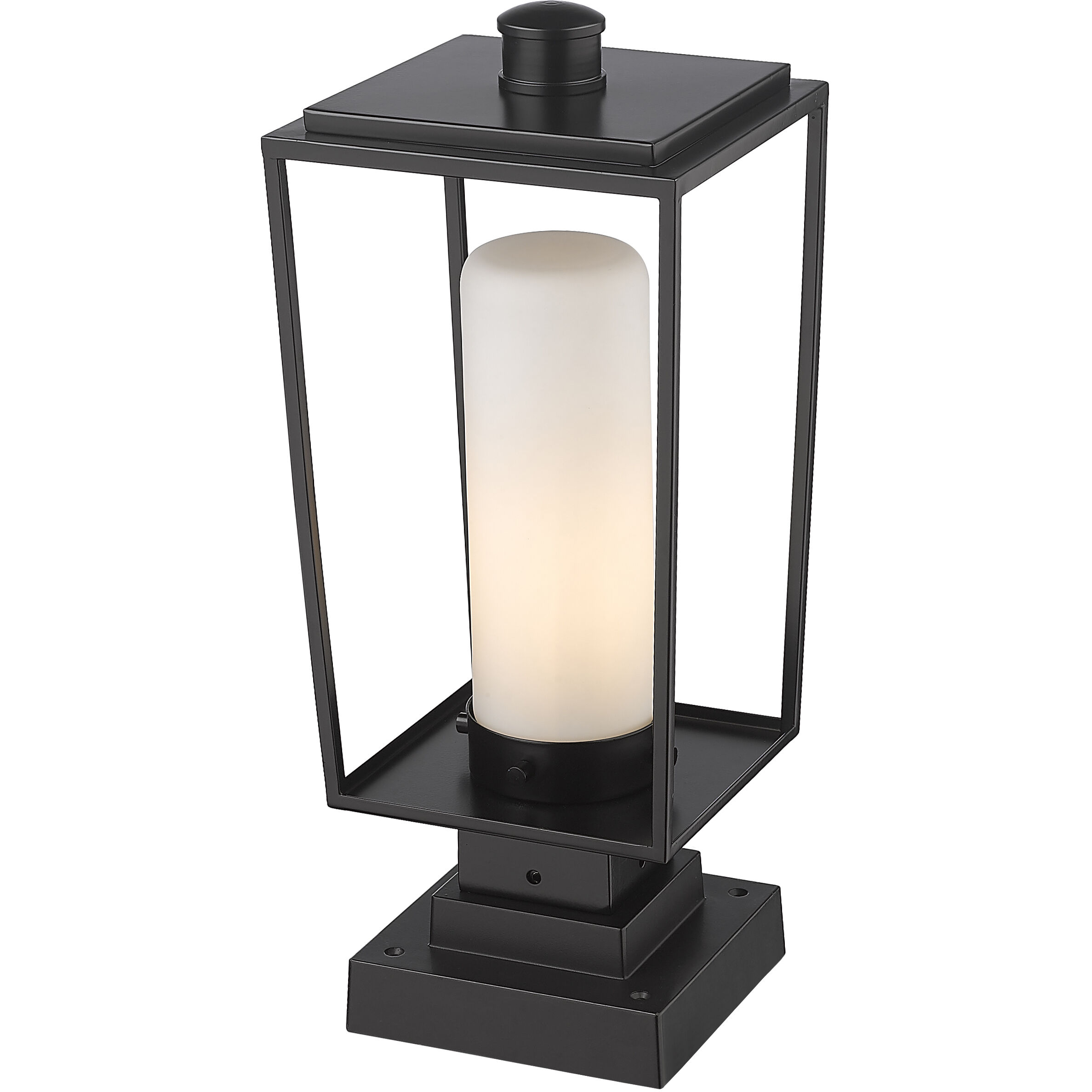 Sheridan 1 Light 19.75 inch Black Outdoor Pier Mounted Fixture