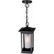 Granville 1 Light 6.9 inch Black Outdoor Hanging Light