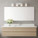 Drew & Jonathan Crofton 4 Light 33.38 inch Chrome Vanity Light Wall Light in Clear Crackle Glass