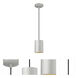 Pilson 4.75 inch Satin Pendant Ceiling Light