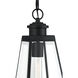 Paxton 1 Light 7 inch Matte Black Outdoor Hanging Lantern