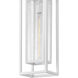 Estate Series Republic 1 Light 9 inch Textured White Outdoor Hanging Lantern, Coastal Elements