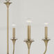 Presley 5 Light 31 inch Aged Brass Chandelier Ceiling Light