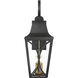 Cardigan Outdoor Wall Mount in Sand Coal and Olden Brass, Great Outdoors