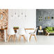 Hana 5 Light 36 inch Chrome Linear Pendant Ceiling Light