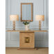 Morombe 72 inch Washed Oak Console Table